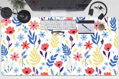 Tapis de bureau Fleurs colorées