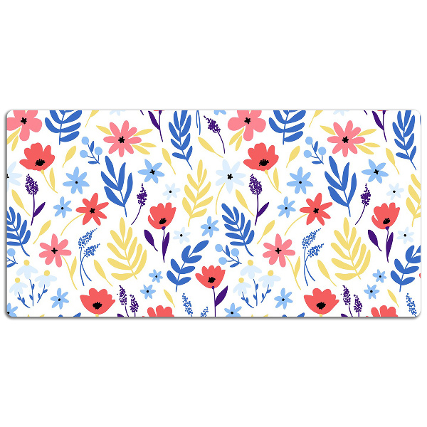 Tapis de bureau Fleurs colorées
