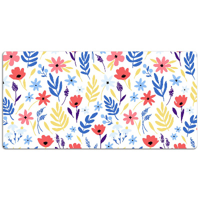 Tapis de bureau Fleurs colorées