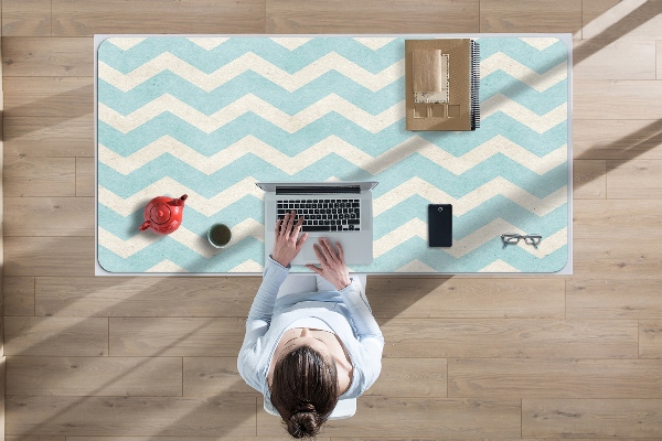 Sous main de bureau Zigzag