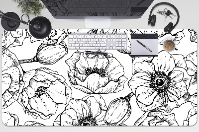 Sous-main bureau Motif floral