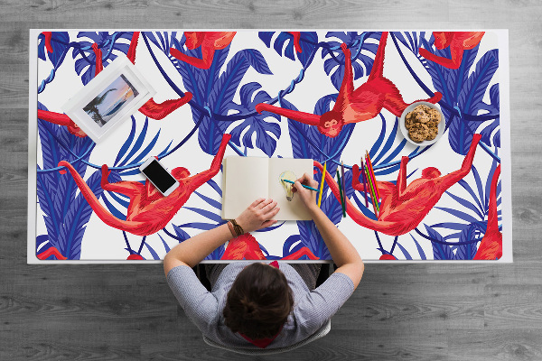 Sous-main bureau Abstraction de singe