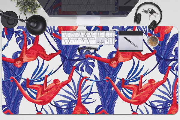 Sous-main bureau Abstraction de singe
