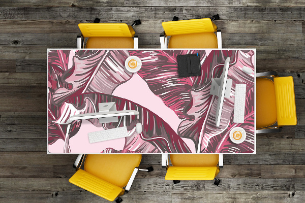 Tapis de bureau Paume rose