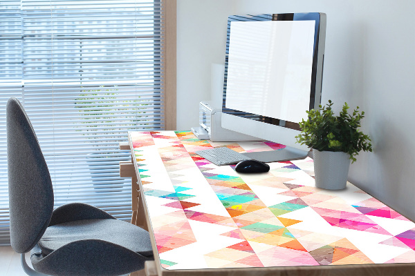Tapis de bureau Géométrie arc-en-ciel
