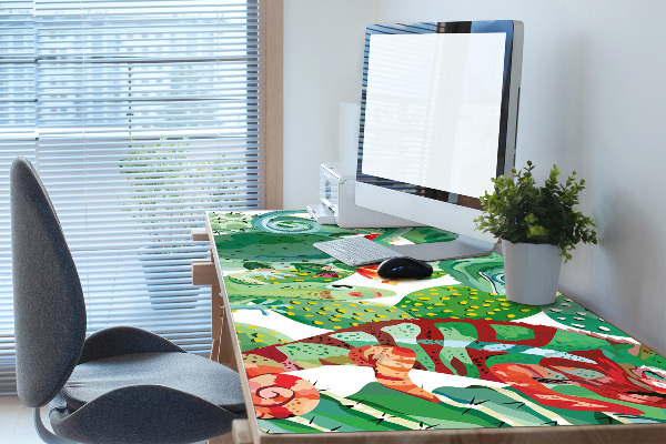 Sous main de bureau Caméléons