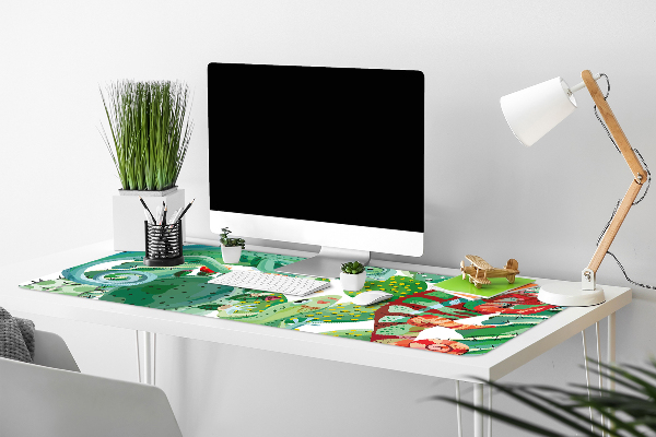 Sous main de bureau Caméléons