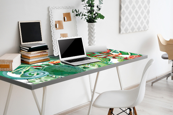 Sous main de bureau Caméléons