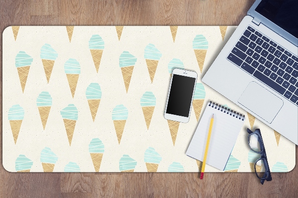Sous main de bureau Crème glacée
