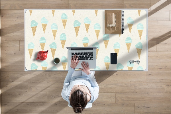 Sous main de bureau Crème glacée
