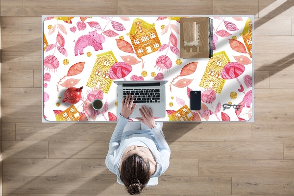 Sous main de bureau Hippopotame