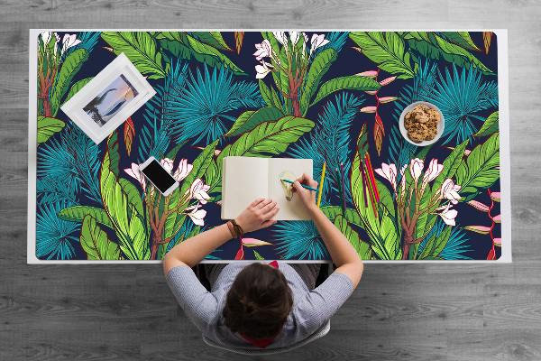 Sous-main bureau Jungle tropicale