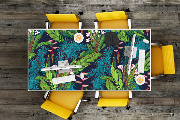 Sous-main bureau Jungle tropicale