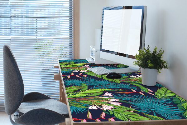 Sous-main bureau Jungle tropicale