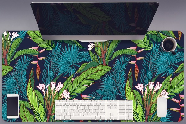 Sous-main bureau Jungle tropicale