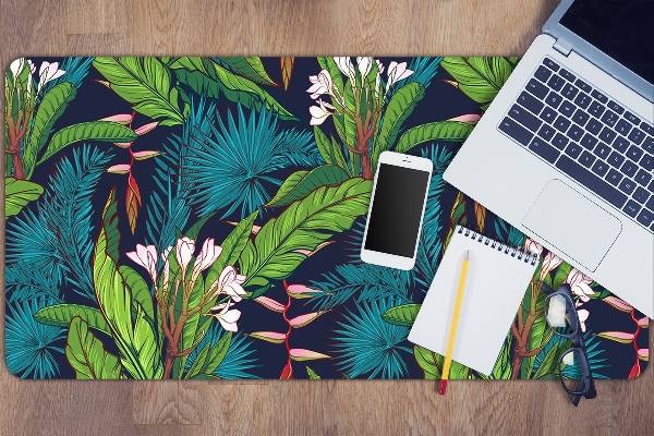 Sous-main bureau Jungle tropicale