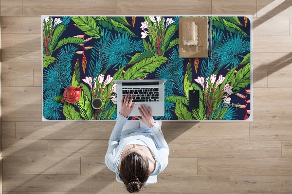 Sous-main bureau Jungle tropicale