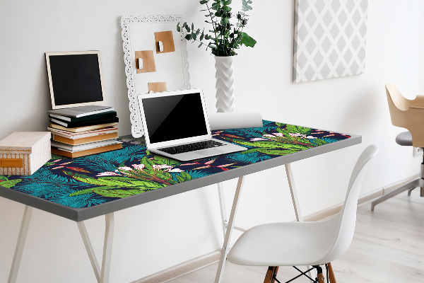 Sous-main bureau Jungle tropicale