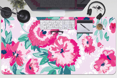 Sous main de bureau Fleurs