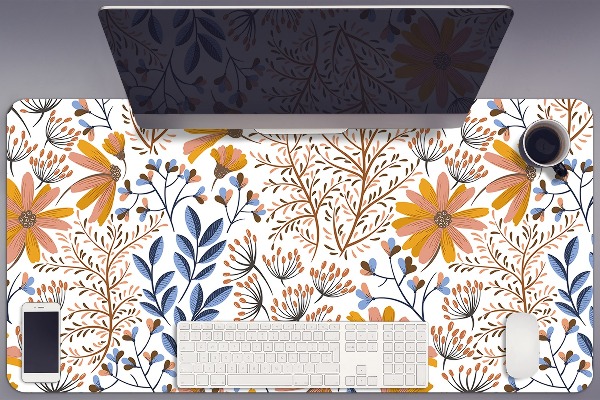 Tapis de bureau Fleurs peintes