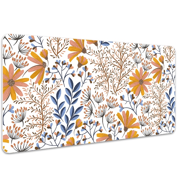 Tapis de bureau Fleurs peintes