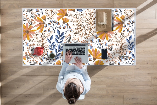 Tapis de bureau Fleurs peintes