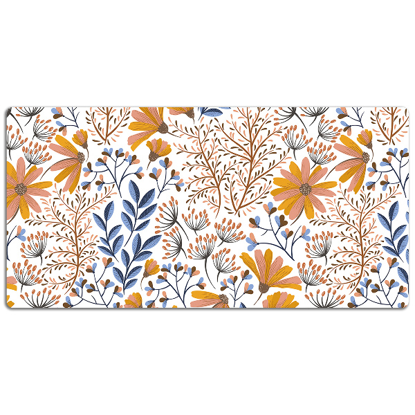 Tapis de bureau Fleurs peintes