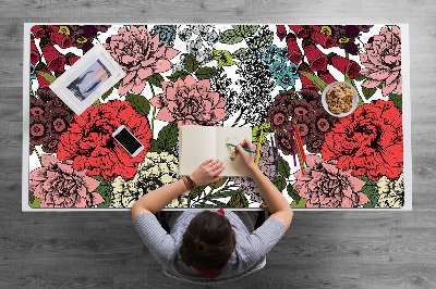 Tapis de bureau Fleurs d'automne