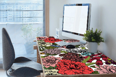 Tapis de bureau Fleurs d'automne