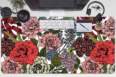 Tapis de bureau Fleurs d'automne