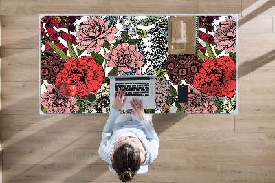 Tapis de bureau Fleurs d'automne