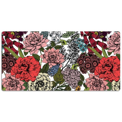 Tapis de bureau Fleurs d'automne