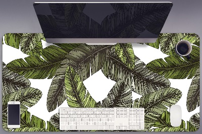 Sous-main bureau Feuilles de la jungle