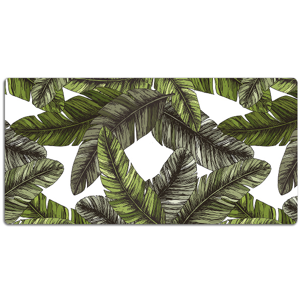 Sous-main bureau Feuilles de la jungle