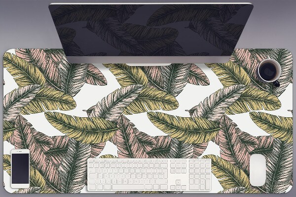 Tapis de bureau Feuilles de banane