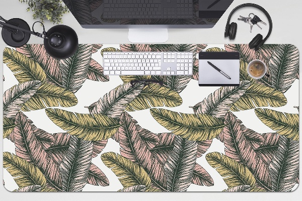 Tapis de bureau Feuilles de banane