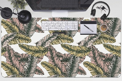 Tapis de bureau Feuilles de banane