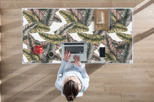 Tapis de bureau Feuilles de banane