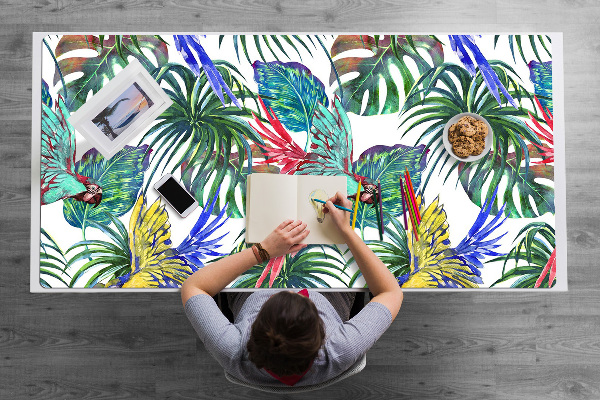 Sous main de bureau Perroquet