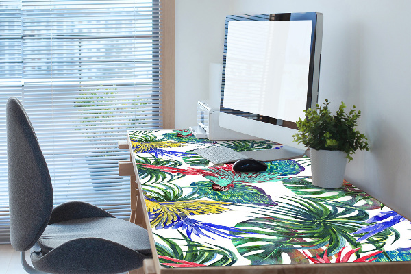 Sous main de bureau Perroquet