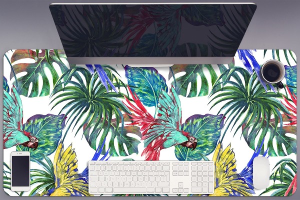 Sous main de bureau Perroquet