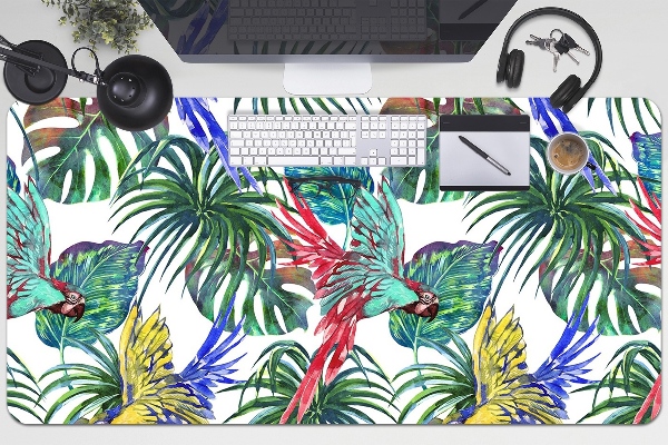 Sous main de bureau Perroquet
