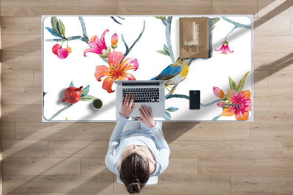 Sous main de bureau Fleurs