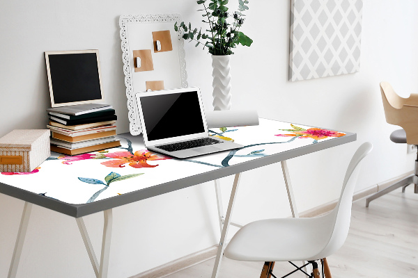 Sous main de bureau Fleurs