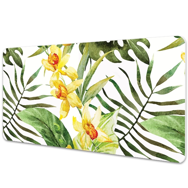 Tapis de bureau Feuille exotique