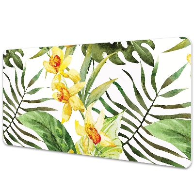 Tapis de bureau Feuille exotique