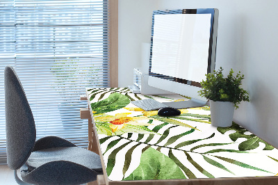 Tapis de bureau Feuille exotique