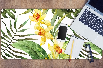 Tapis de bureau Feuille exotique