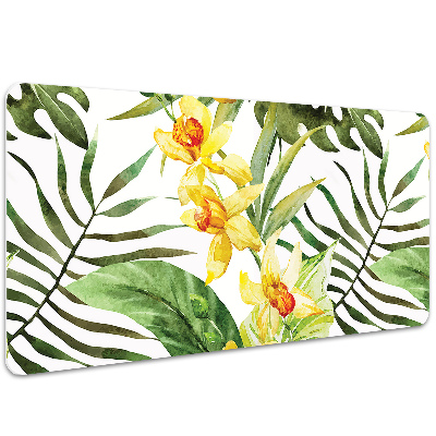 Tapis de bureau Feuille exotique