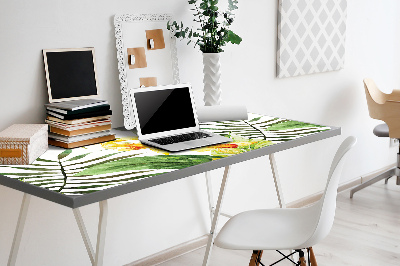 Tapis de bureau Feuille exotique